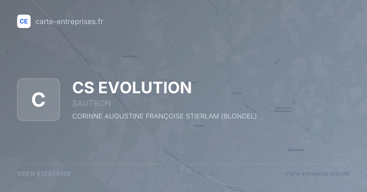 CS EVOLUTION — 932634058 — fiche entreprise