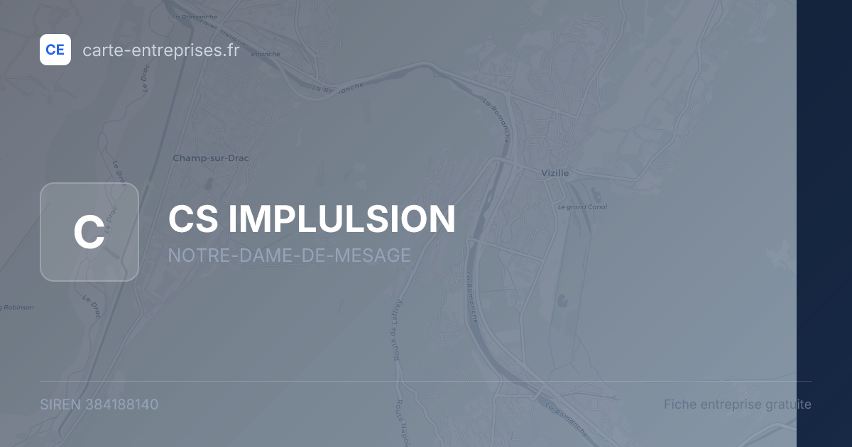 CS IMPLULSION — 384188140 — fiche entreprise