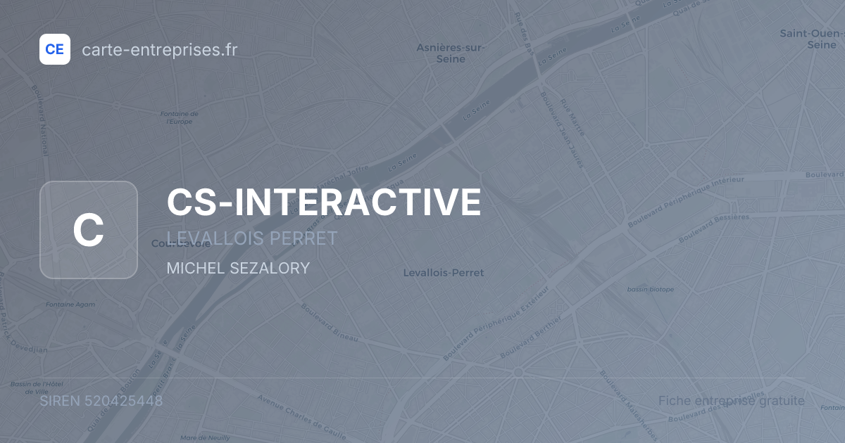 CS-INTERACTIVE — 520425448 — fiche entreprise
