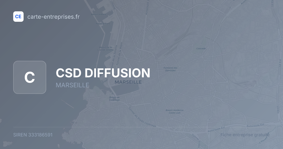 CSD DIFFUSION — 333186591 — fiche entreprise