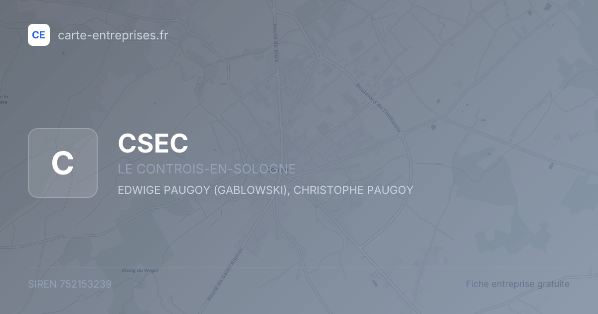 CSEC — 752153239 — fiche entreprise