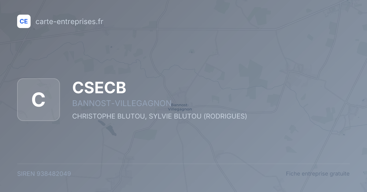 CSECB — 938482049 — fiche entreprise