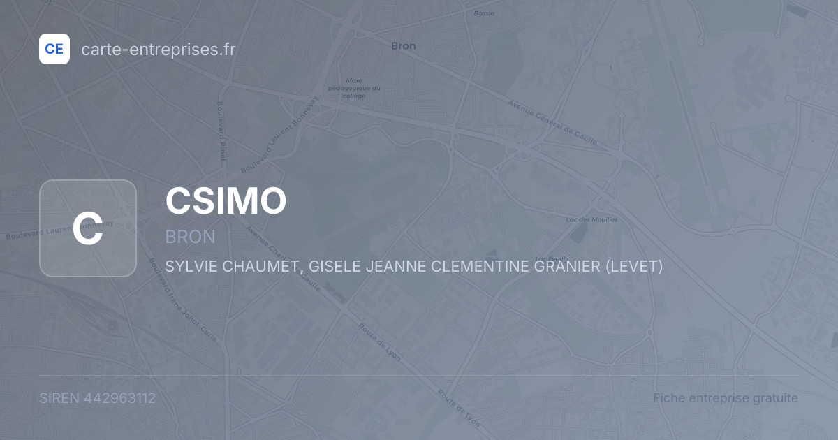 CSIMO — 442963112 — fiche entreprise