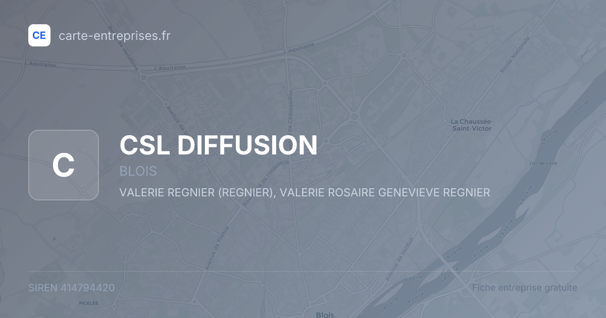 CSL DIFFUSION — 414794420 — fiche entreprise