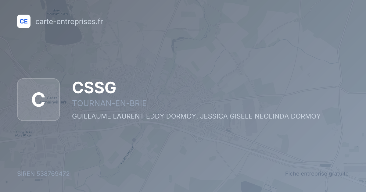 CSSG — 538769472 — fiche entreprise