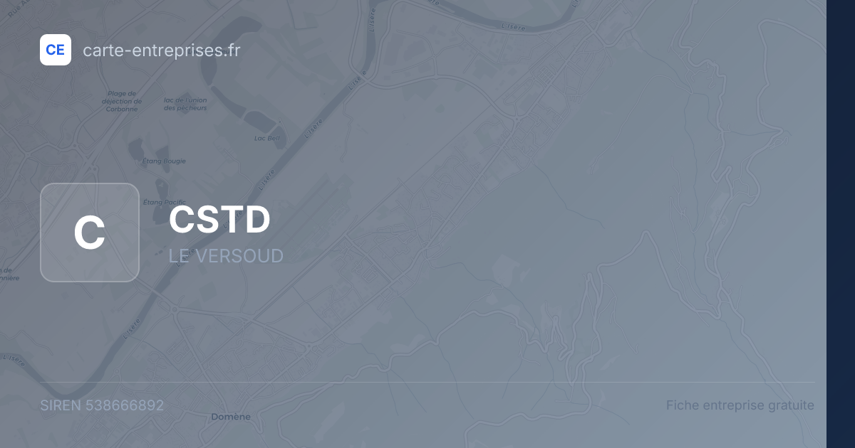 CSTD — 538666892 — fiche entreprise