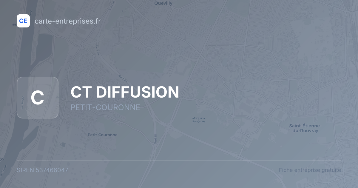 CT DIFFUSION — 537466047 — fiche entreprise