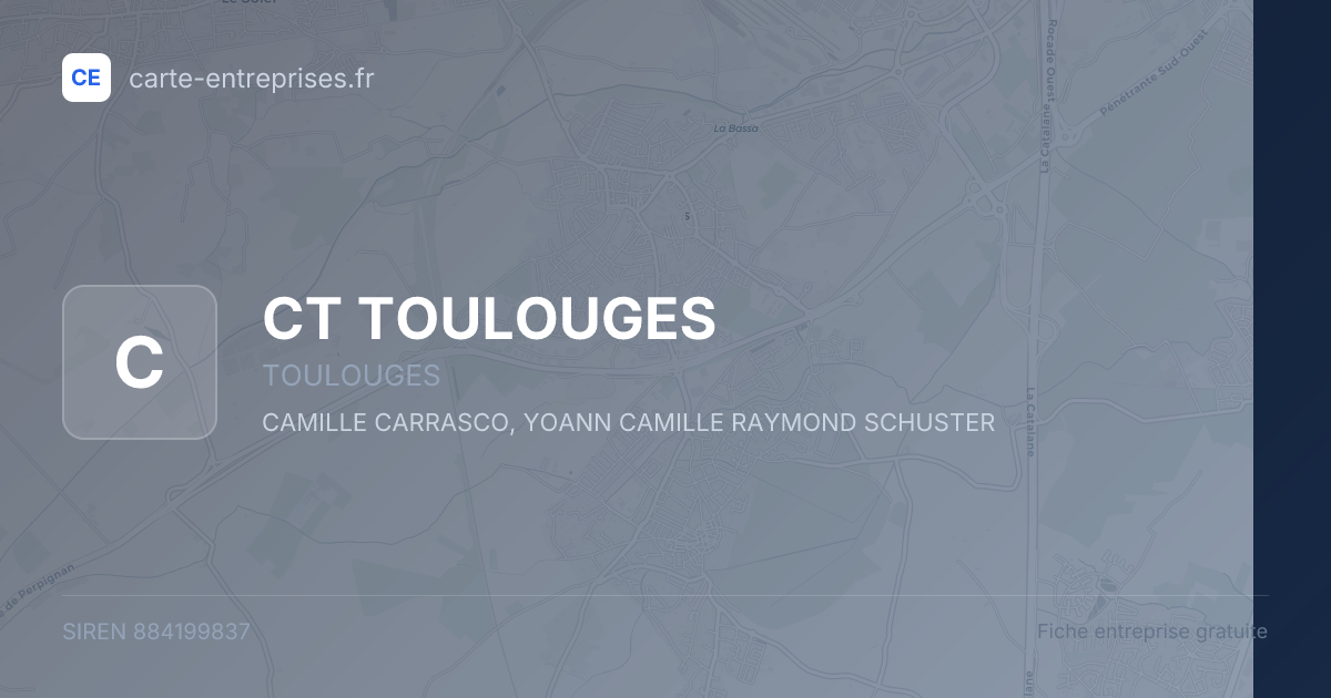 CT TOULOUGES — 884199837 — fiche entreprise