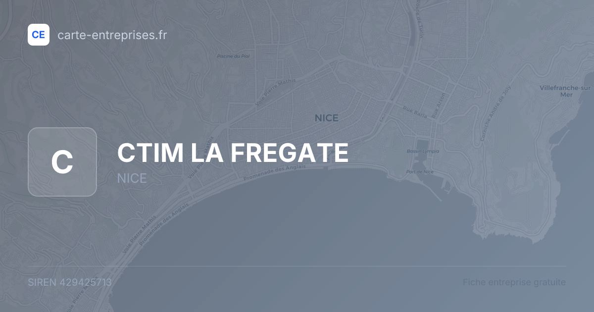 CTIM LA FREGATE — 429425713 — fiche entreprise
