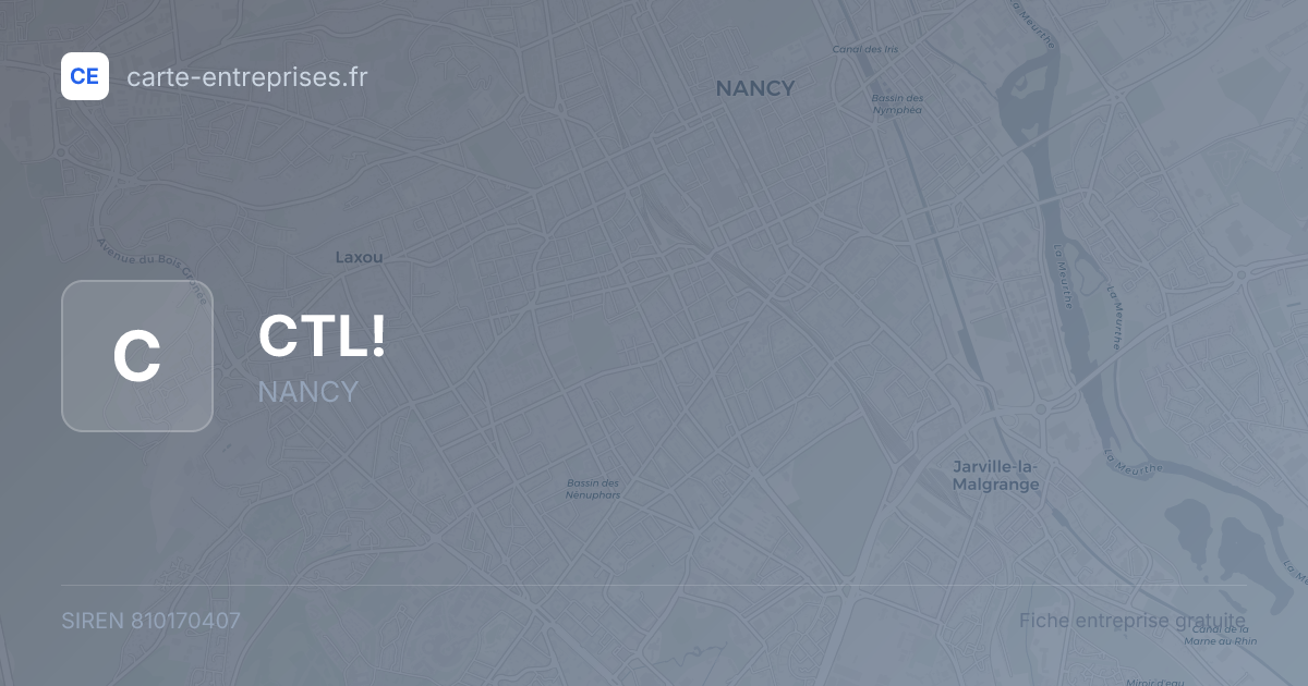 CTL! — 810170407 — fiche entreprise