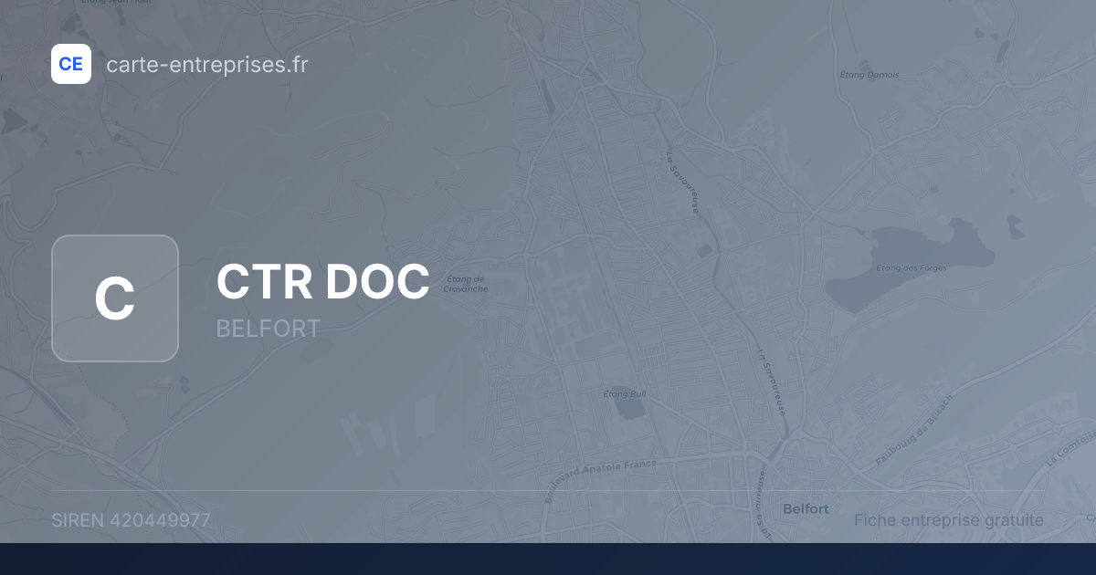 CTR DOC — 420449977 — fiche entreprise
