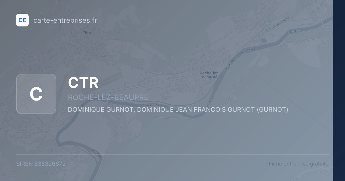 CTR — 535326672 — fiche entreprise
