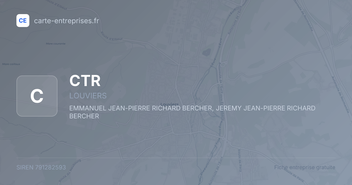 CTR — 791282593 — fiche entreprise