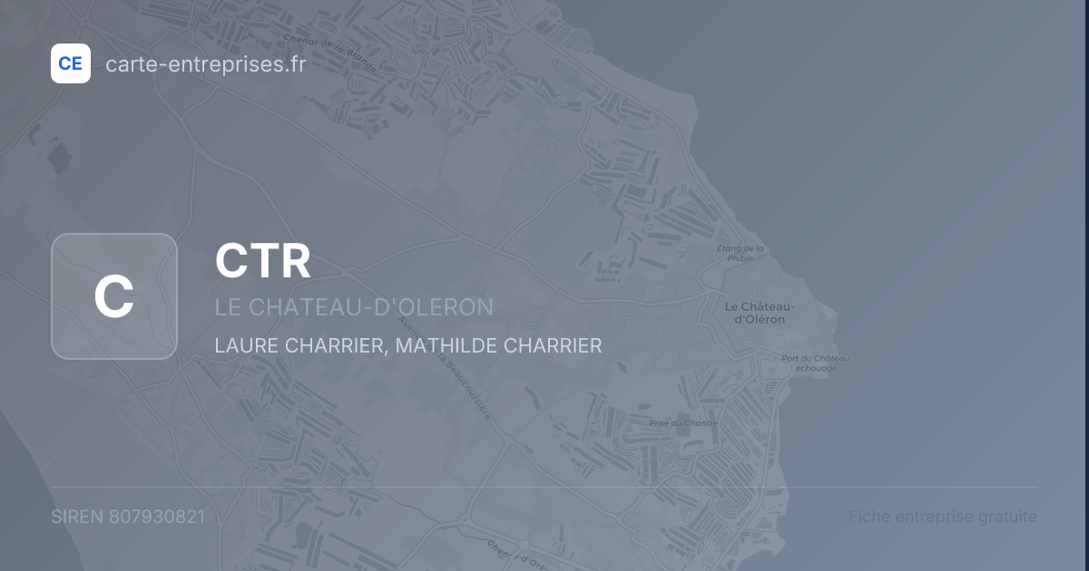 CTR — 807930821 — fiche entreprise