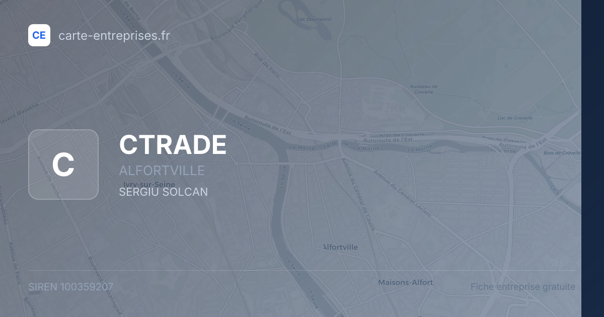 CTRADE — 100359207 — fiche entreprise