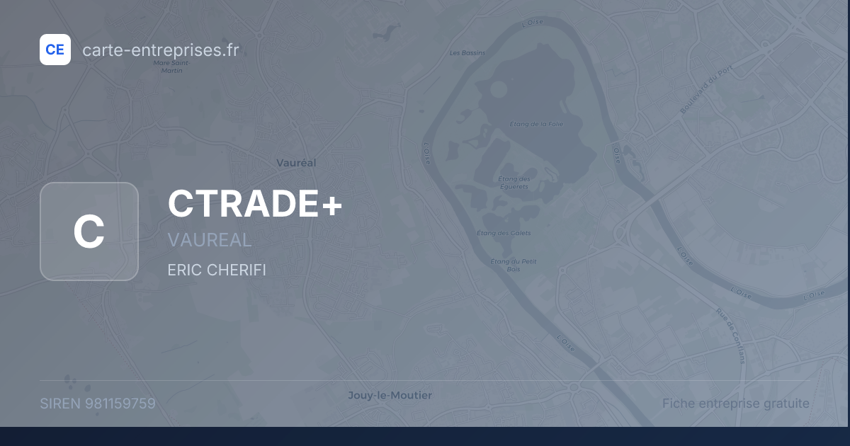 CTRADE+ — 981159759 — fiche entreprise