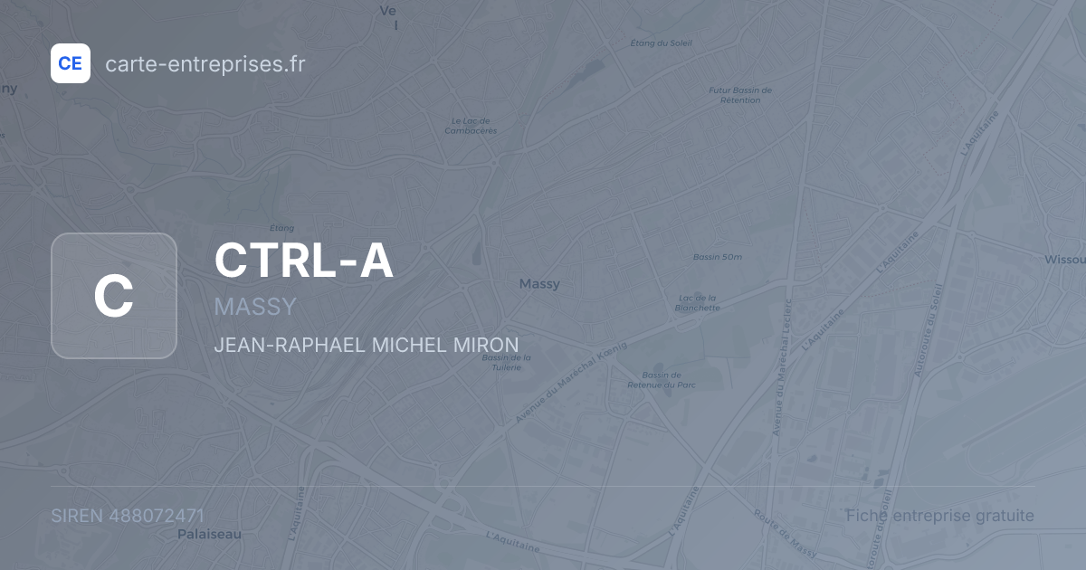 CTRL-A — 488072471 — fiche entreprise