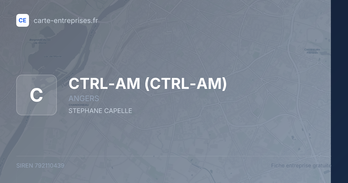CTRL-AM — 792110439 — fiche entreprise