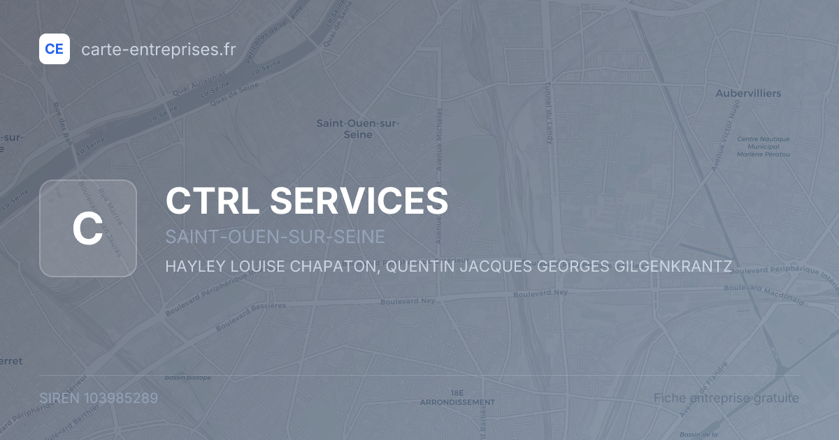 CTRL SERVICES — 103985289 — fiche entreprise