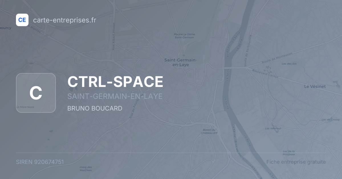 CTRL-SPACE — 920674751 — fiche entreprise