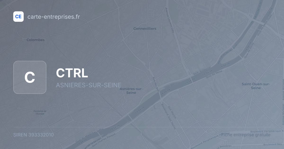CTRL — 393332010 — fiche entreprise