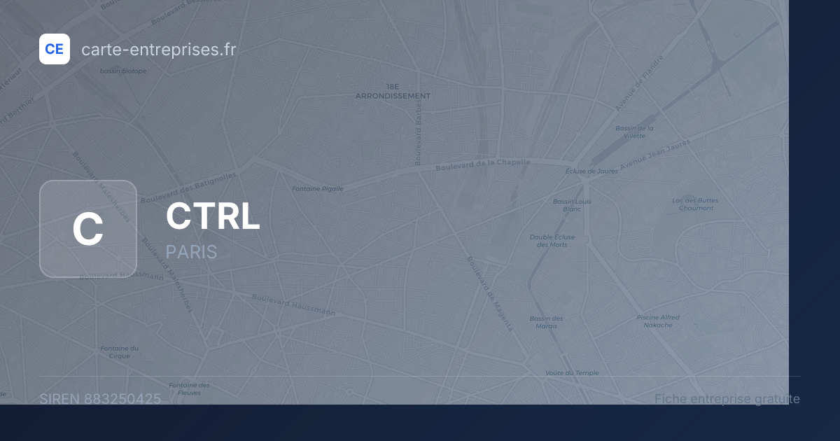 CTRL — 883250425 — fiche entreprise