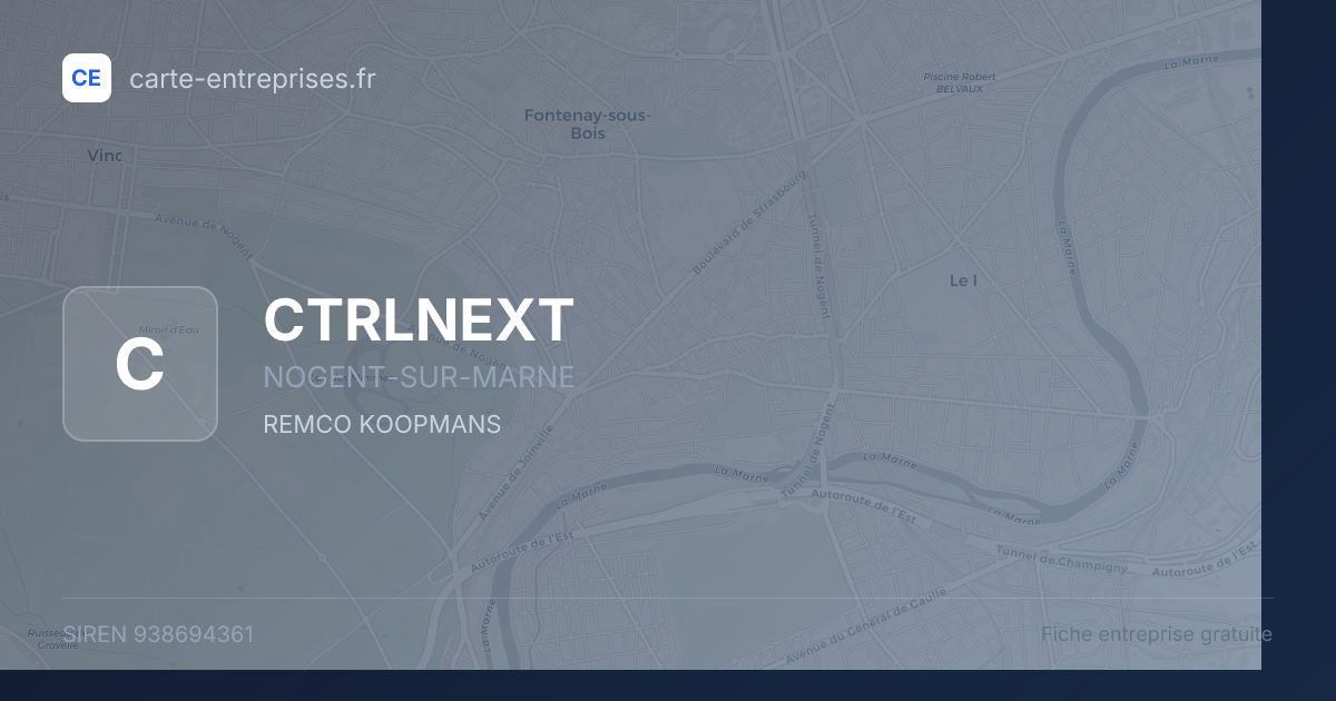 CTRLNEXT — 938694361 — fiche entreprise