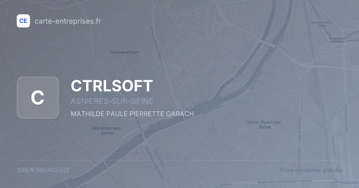 CTRLSOFT — 980462402 — fiche entreprise
