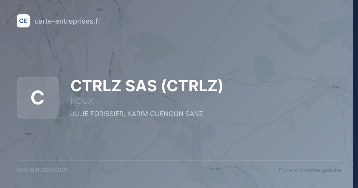 CTRLZ SAS (CTRLZ) — 879090991 — fiche entreprise