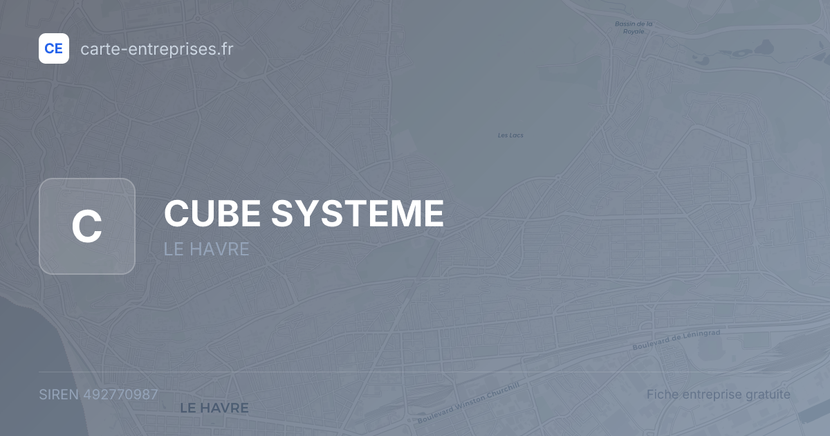 CUBE SYSTEME — 492770987 — fiche entreprise