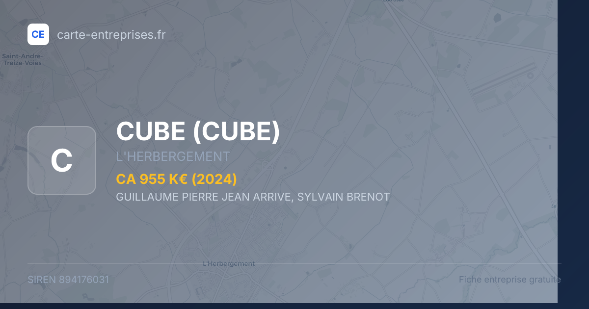 CUBE — 894176031 — fiche entreprise