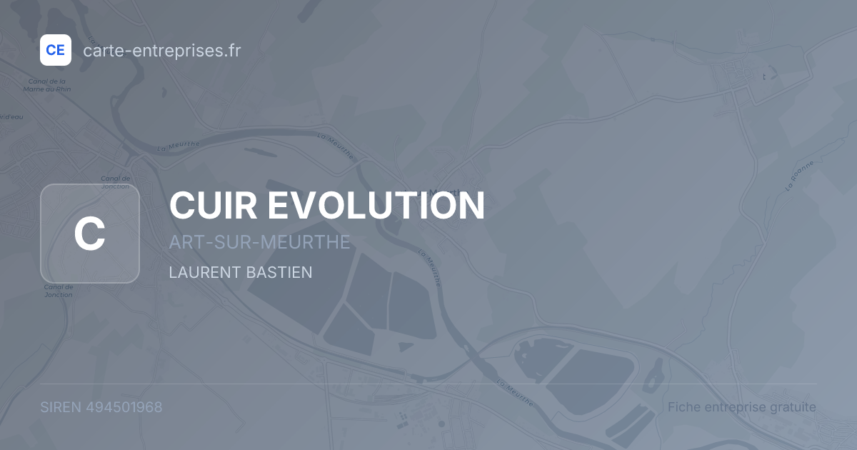 CUIR EVOLUTION — 494501968 — fiche entreprise