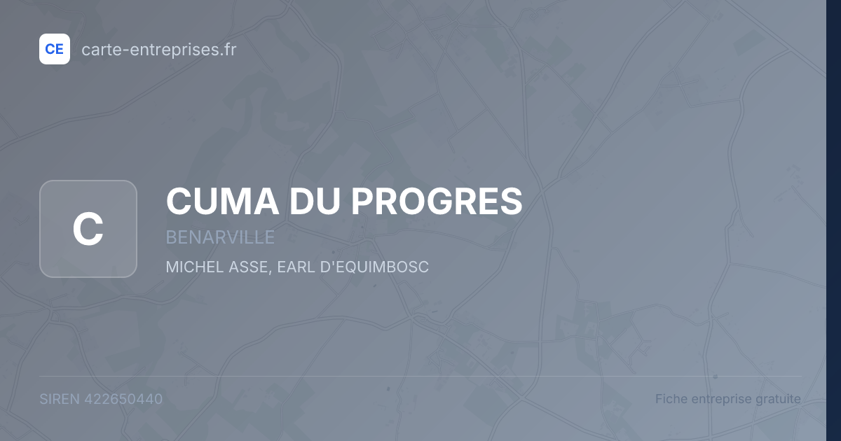 CUMA DU PROGRES — 422650440 — fiche entreprise