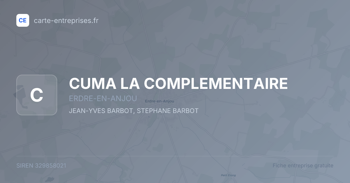 CUMA LA COMPLEMENTAIRE — 329858021 — fiche entreprise