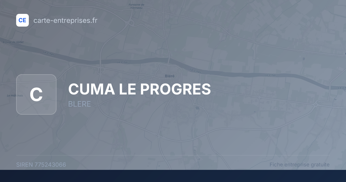 CUMA LE PROGRES — 775243066 — fiche entreprise