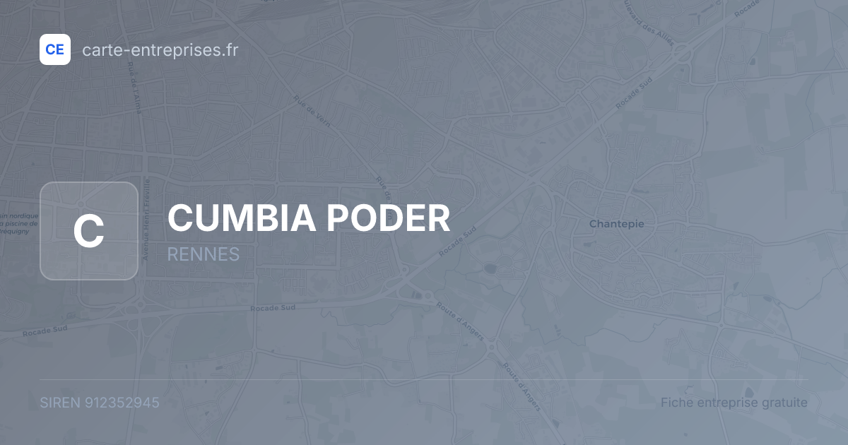 CUMBIA PODER — 912352945 — fiche entreprise