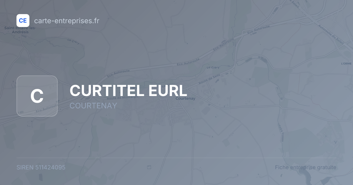 CURTITEL EURL — 511424095 — fiche entreprise