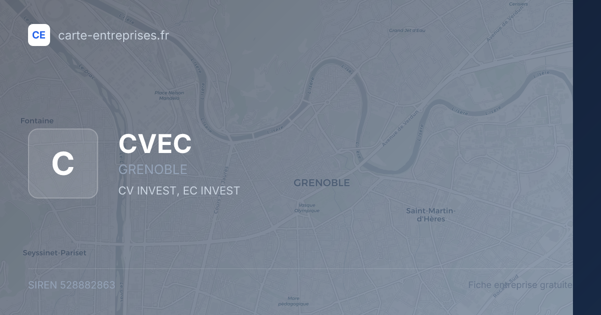 CVEC — 528882863 — fiche entreprise