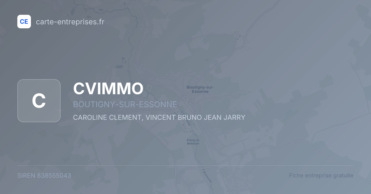 CVIMMO — 838555043 — fiche entreprise