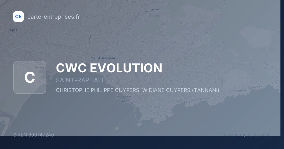 CWC EVOLUTION — 899747240 — fiche entreprise