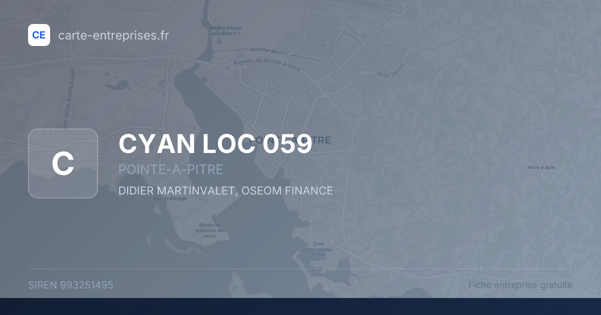 CYAN LOC 059 — 993251495 — fiche entreprise