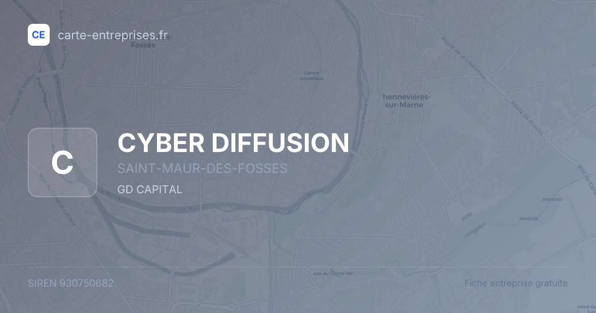 CYBER DIFFUSION — 930750682 — fiche entreprise