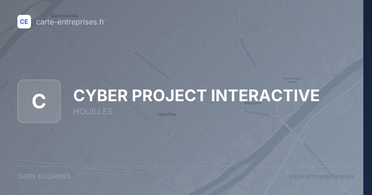 CYBER PROJECT INTERACTIVE — 413298993 — fiche entreprise
