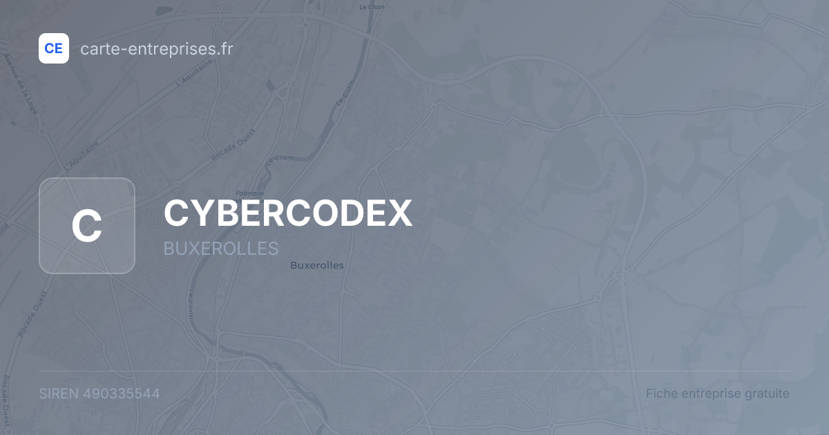 CYBERCODEX — 490335544 — fiche entreprise