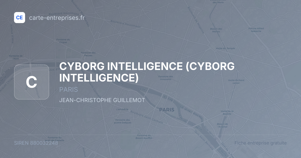 CYBORG INTELLIGENCE — 880032248 — fiche entreprise
