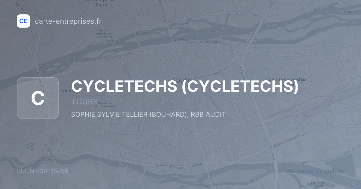 CYCLETECHS — 930415096 — fiche entreprise