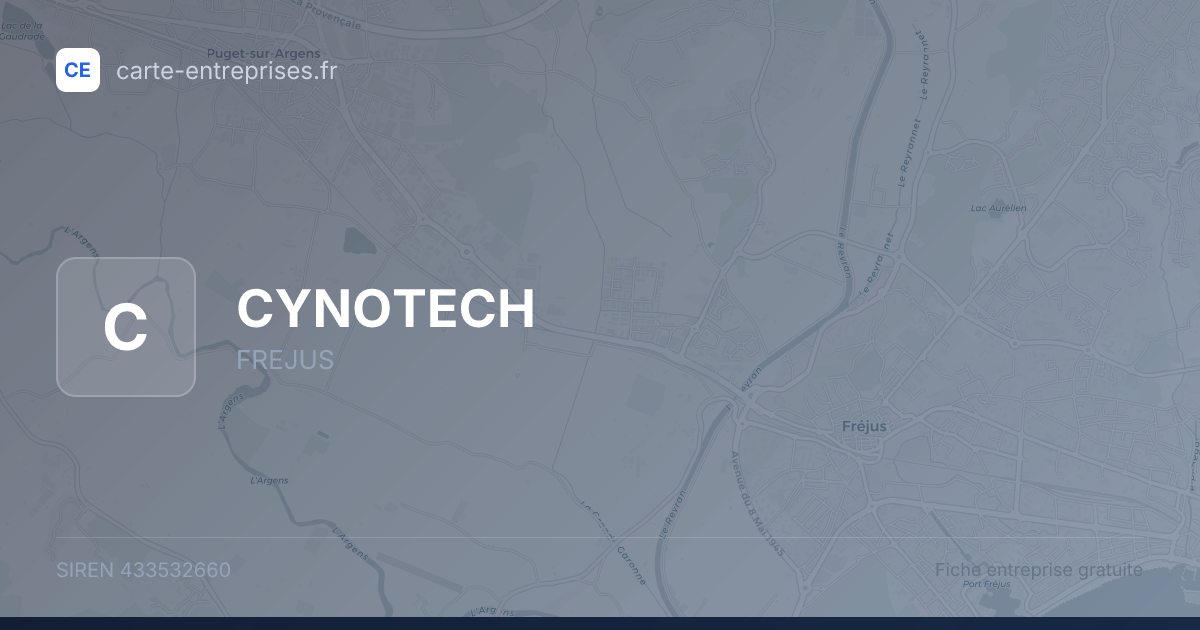CYNOTECH — 433532660 — fiche entreprise