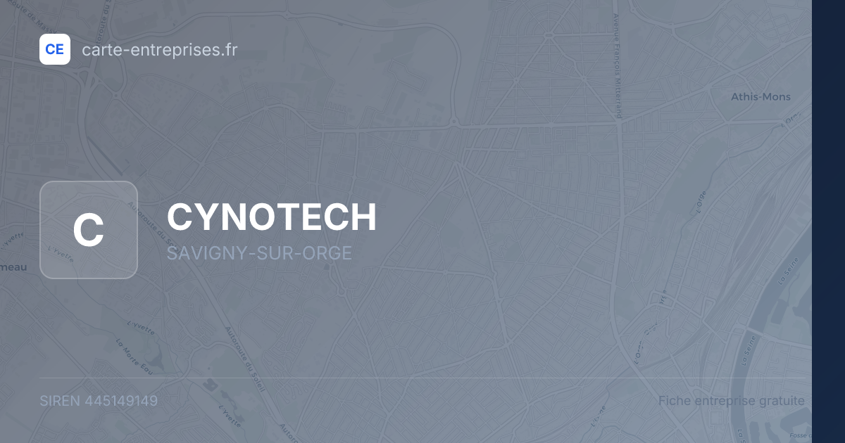 CYNOTECH — 445149149 — fiche entreprise