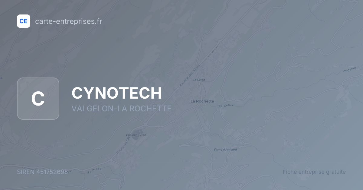 CYNOTECH — 451752695 — fiche entreprise