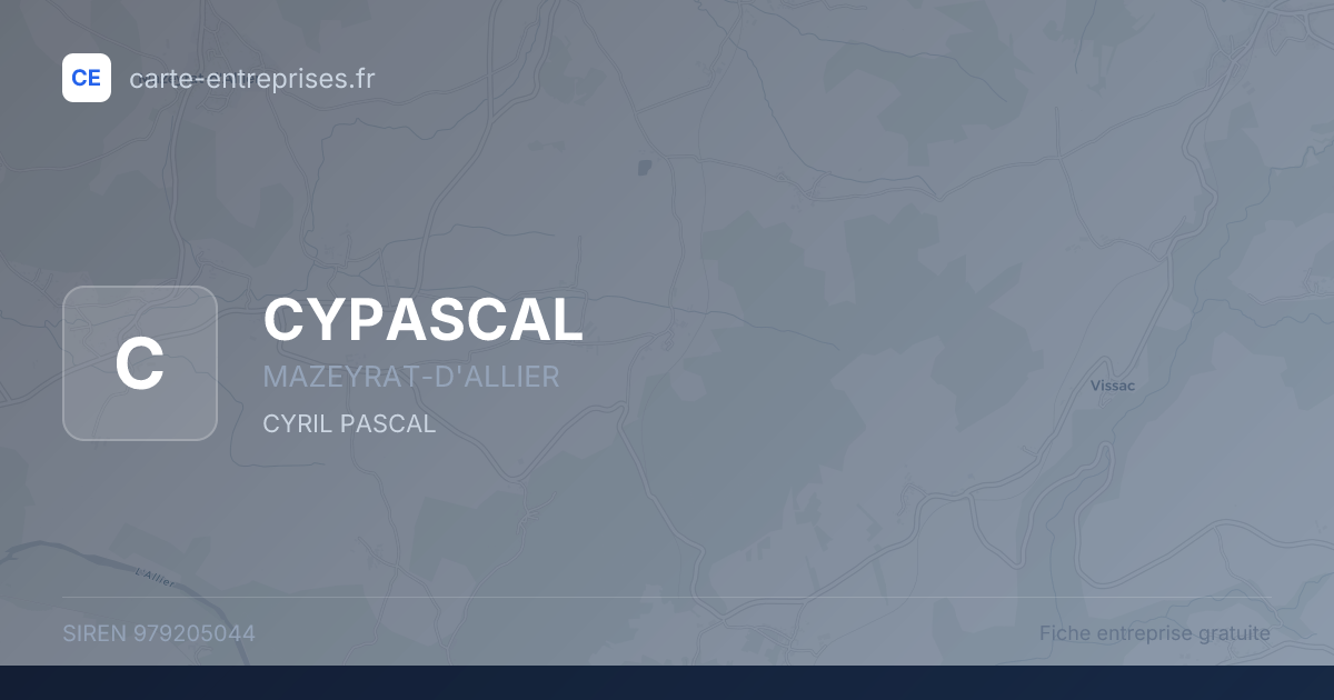 CYPASCAL — 979205044 — fiche entreprise
